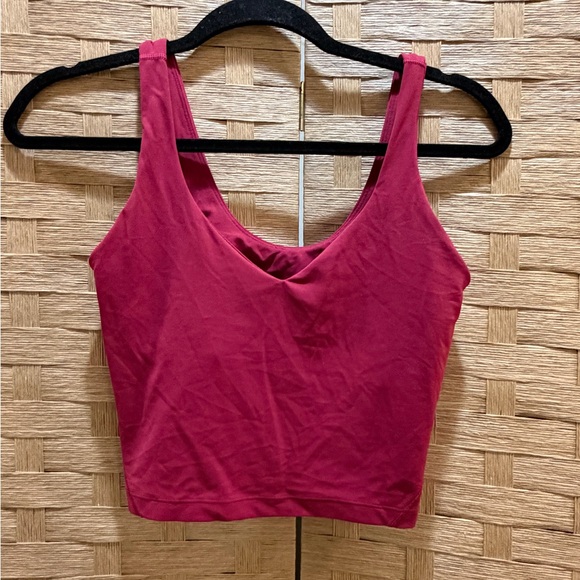 lululemon athletica Tops - Lululemon align cropped tank size 6 EUC